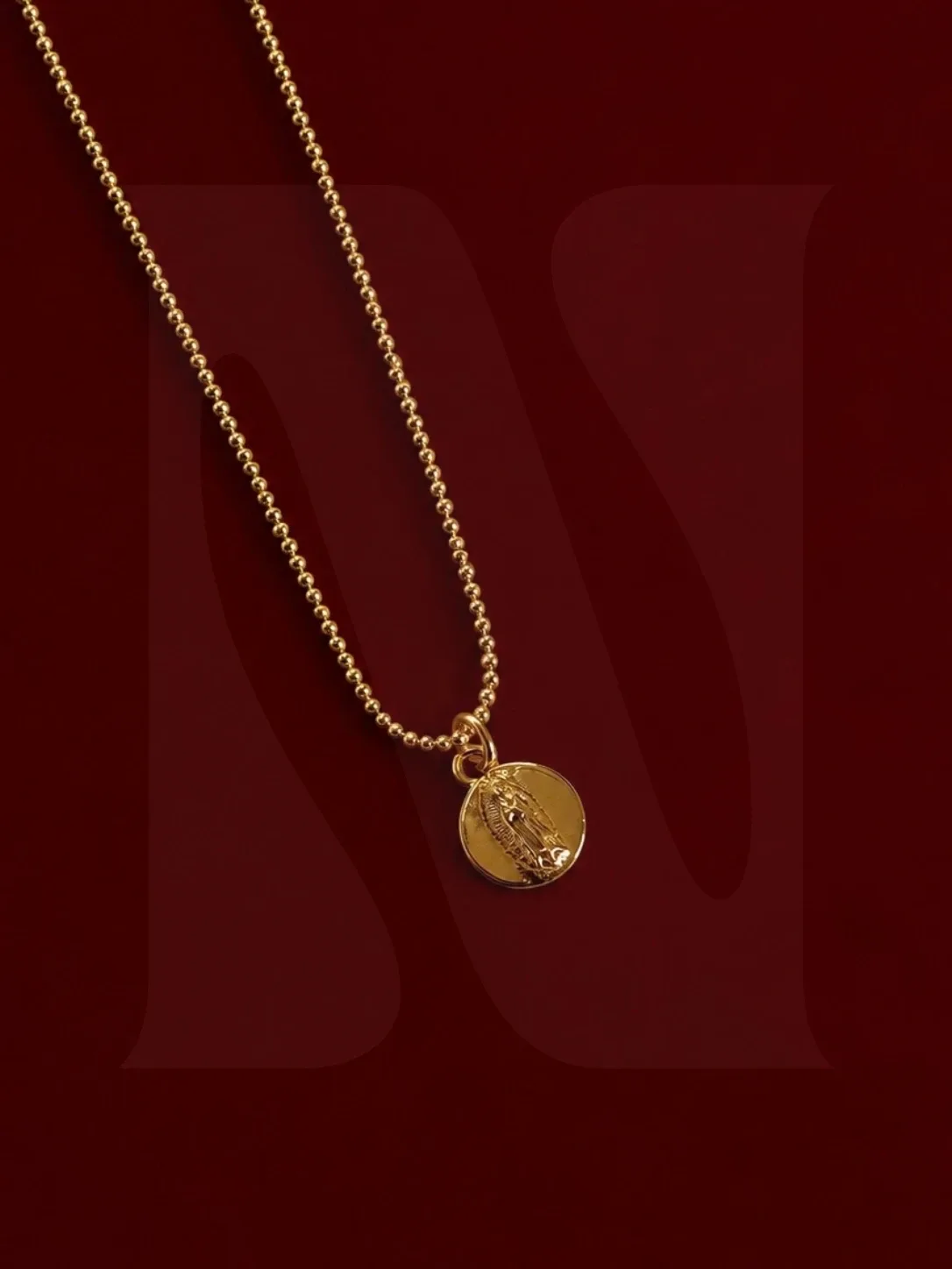 Cadena Virgen de Guadalupe Mini